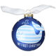 Blue Whale Glass Christmas Ornament Image 3 of 3